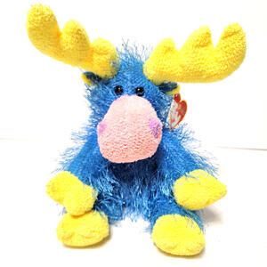 Ty Punkies Collection “Marbles” the Blue Moose (8 inch)